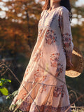Bohemian Blossom Embroidered Maxi Dress